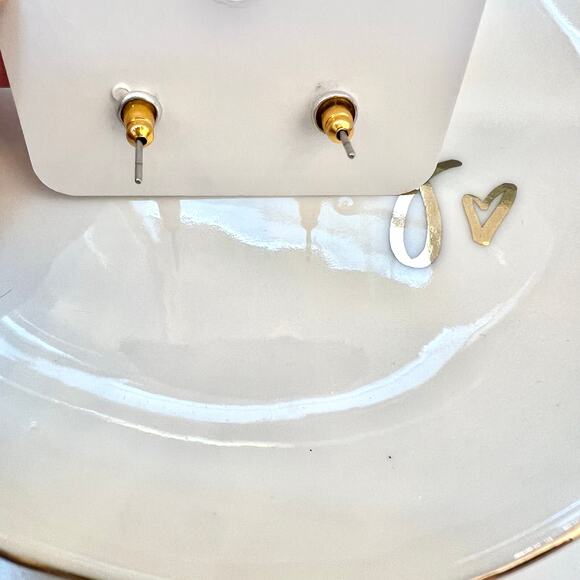 Red Cherry Stud Earrings Statement for vacation summer spring fruit gemstones - Picture 5 of 5